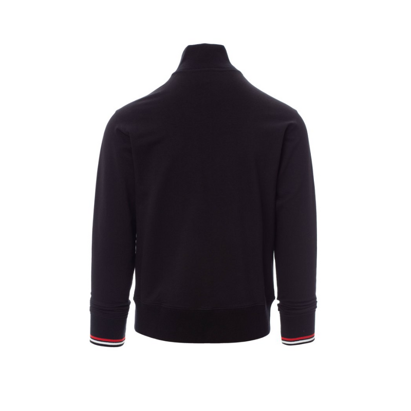 Carica immagine in Galleria Viewer, Felpa da Uomo TAGLIA-L Zip Intera in Cotone Stretch French Terry Payper Maverick 2.0 Nero Outlet
