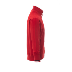 Felpa da Uomo TAGLIA-L Zip Intera in Cotone Stretch French Terry Payper Maverick 2.0 Rosso Outlet