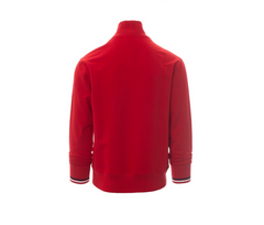 Felpa da Uomo TAGLIA-L Zip Intera in Cotone Stretch French Terry Payper Maverick 2.0 Rosso Outlet
