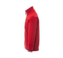 Felpa da Uomo TAGLIA-L Zip Intera in Cotone Stretch French Terry Payper Maverick 2.0 Rosso Outlet