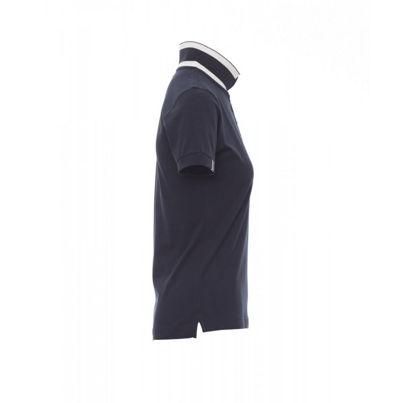 Carica immagine in Galleria Viewer, Polo Donna TAGLIA-S Fashion Payper Memphis Lady Blu Navy/Bianco-Rosso Outlet
