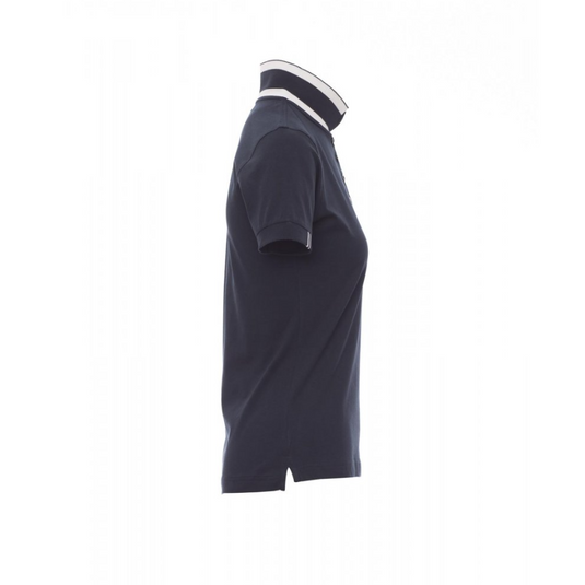 Polo Donna TAGLIA-S Fashion Payper Memphis Lady Blu Navy/Bianco-Rosso Outlet