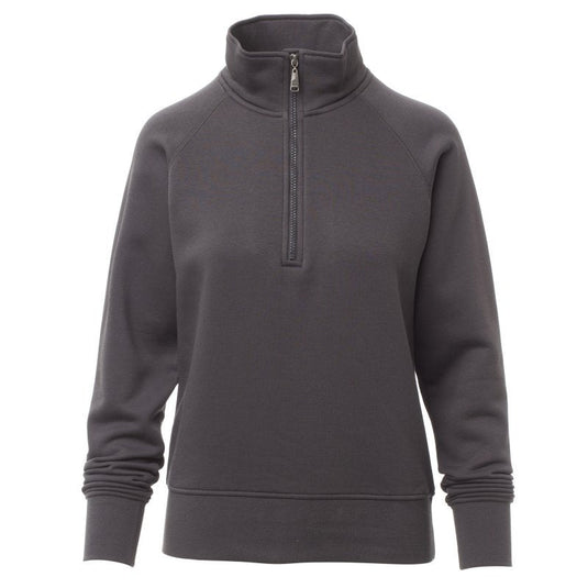 Felpa Donna Maniche Raglan Mezza Zip Payper Miami+ Lady