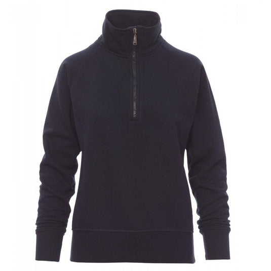 Felpa Donna Maniche Raglan Mezza Zip Payper Miami+ Lady
