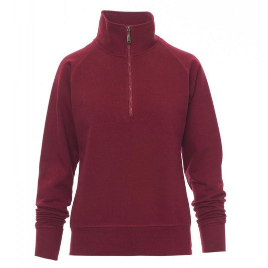 Felpa Donna Maniche Raglan Mezza Zip Payper Miami+ Lady