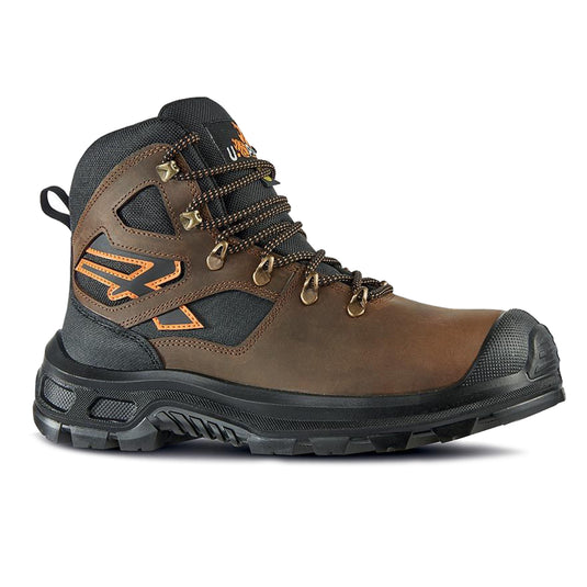 Scarpe antinfortunistiche alte S3 ESD pelle metal free U-Power Montana