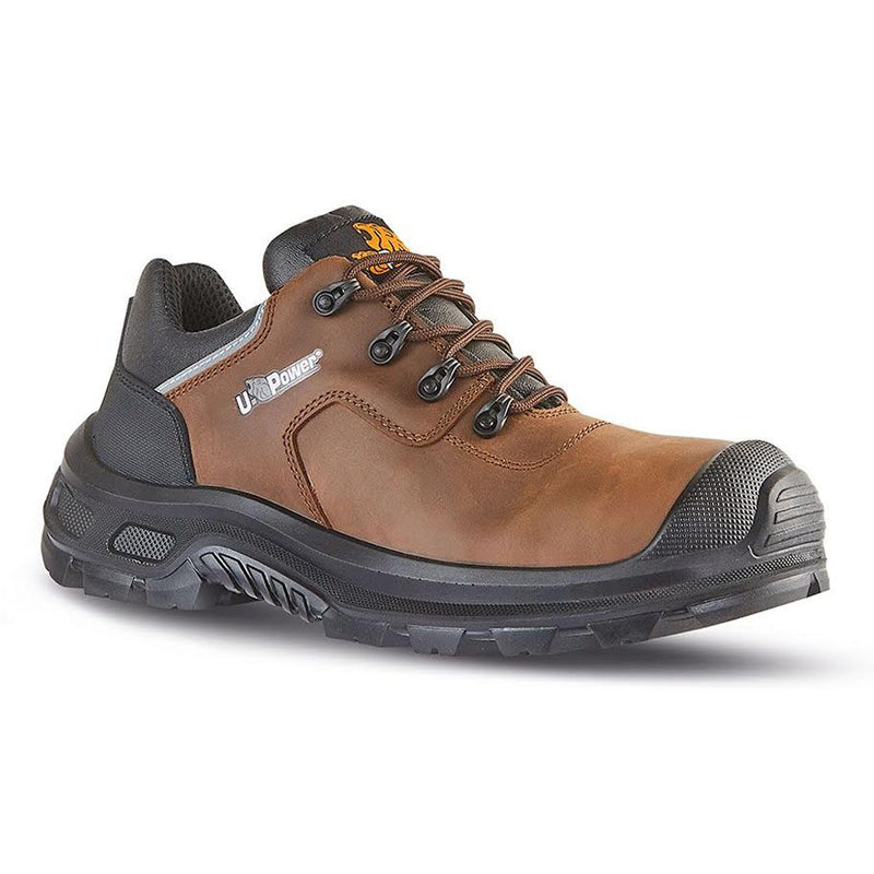 Carica immagine in Galleria Viewer, Scarpe antinfortunistiche alte S3S pelle robuste metal free U-Power Moska
