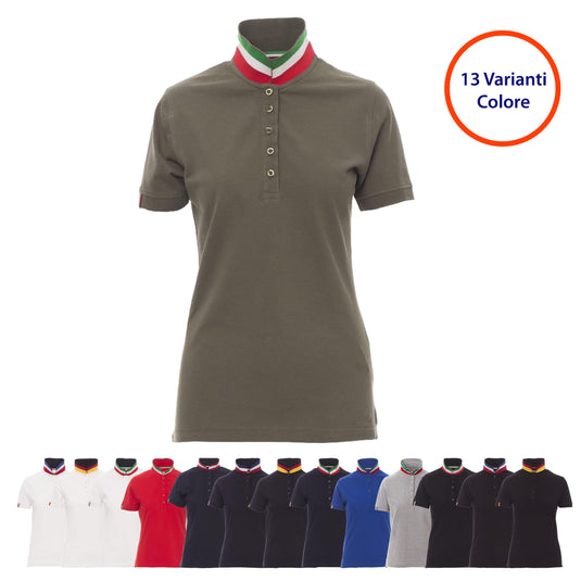 Polo Donna Tricolore Payper Nation Lady