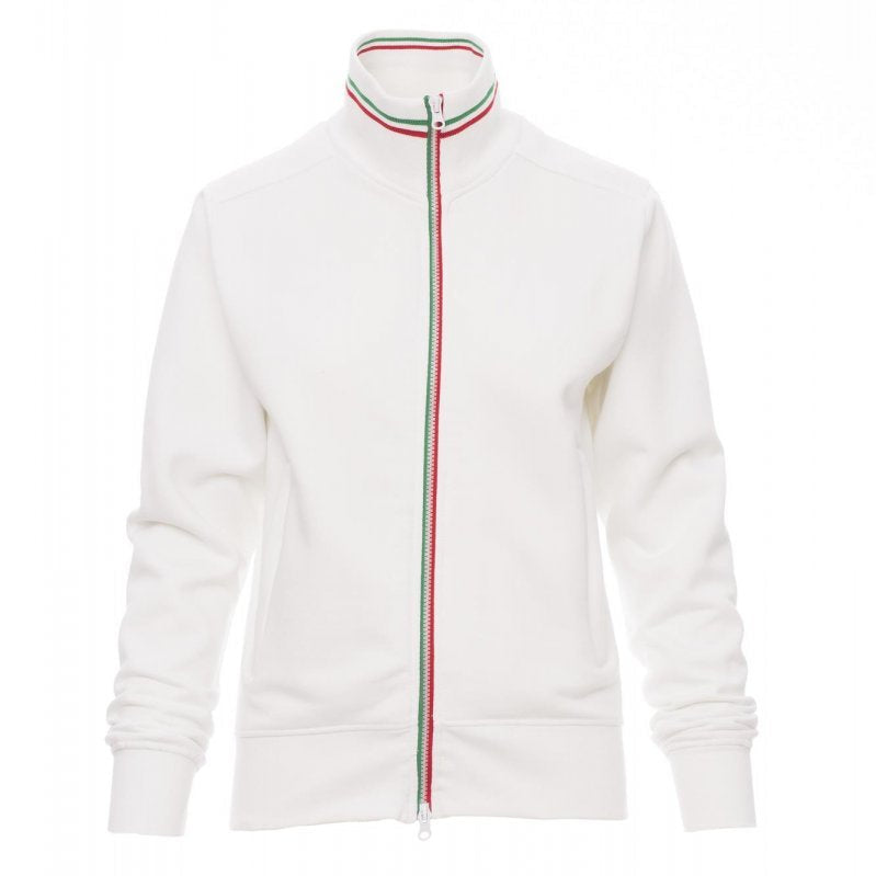 Carica immagine in Galleria Viewer, Felpa Donna Zip Intera Tricolore Payper Nazionale Lady
