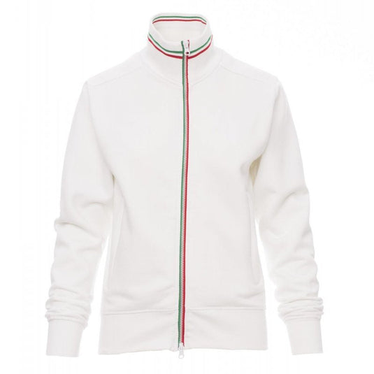 Felpa Donna Zip Intera Tricolore Payper Nazionale Lady