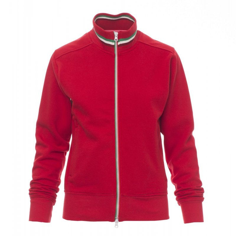 Carica immagine in Galleria Viewer, Felpa Donna Zip Intera Tricolore Payper Nazionale Lady
