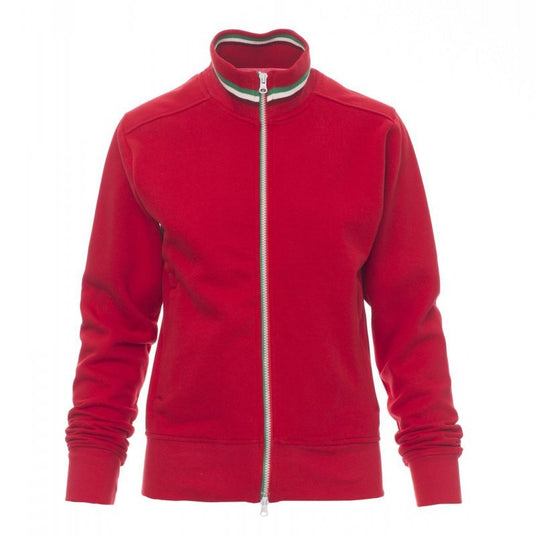 Felpa Donna Zip Intera Tricolore Payper Nazionale Lady