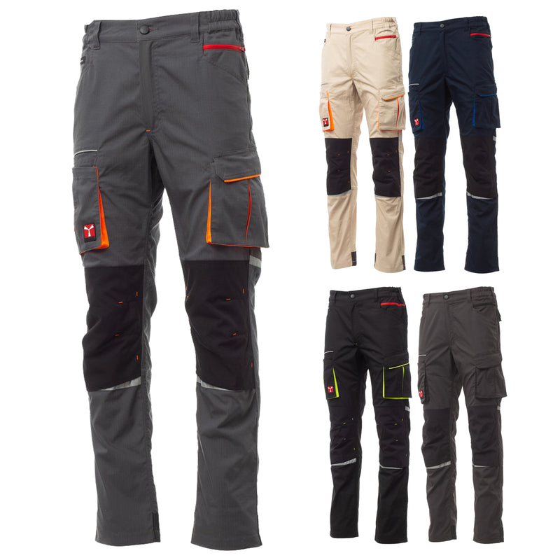 Carica immagine in Galleria Viewer, Pantaloni da Lavoro Unisex Estivi con PortaGinocchiere Payper Next 400 Summer
