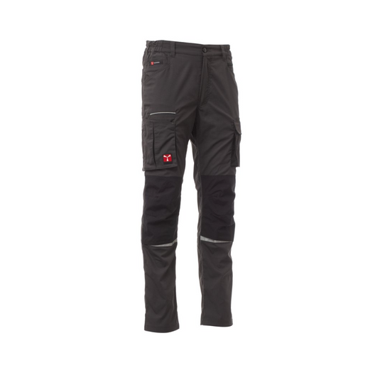 Pantalone da Lavoro TAGLIA-50 Unisex Estivo Stretch Multitasche Ripstop Payper Next 400 Summer Antracite/Nero Outlet