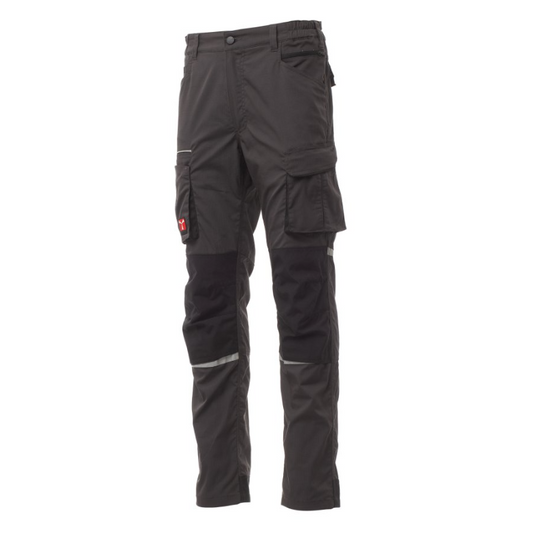 Pantalone da Lavoro TAGLIA-50 Unisex Estivo Stretch Multitasche Ripstop Payper Next 400 Summer Antracite/Nero Outlet