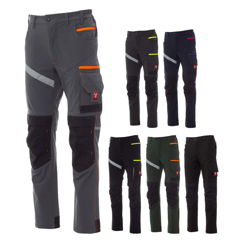 Carica immagine in Galleria Viewer, Pantaloni da Lavoro Unisex 4 Way Stretch Multitasche Payper Next 4W
