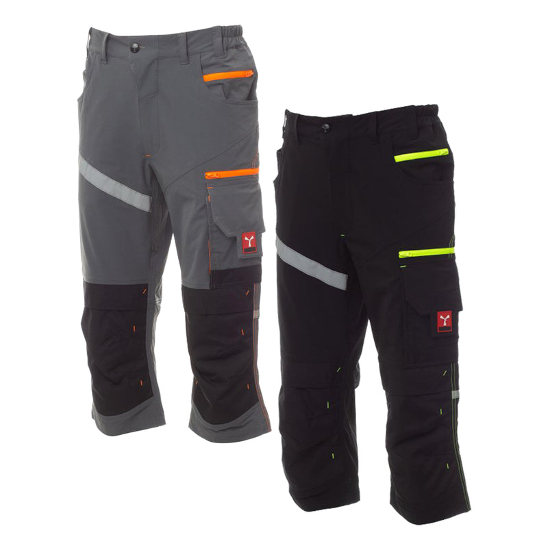 Carica immagine in Galleria Viewer, Pantaloni da Lavoro 3/4 Unisex 4 Way Stretch Payper Next 4W Pirate
