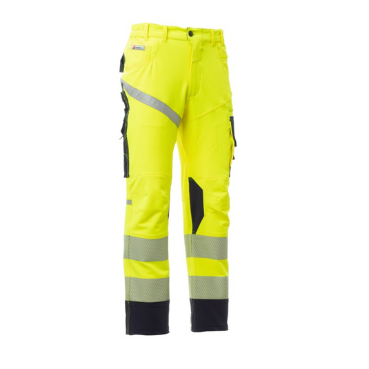 Pantaloni da Lavoro Alta Visibilità 4 Way Stretch Payper Next 4W HI-VI