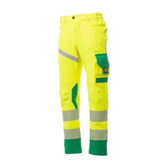 Pantaloni da Lavoro Alta Visibilità 4 Way Stretch Payper Next 4W HI-VI