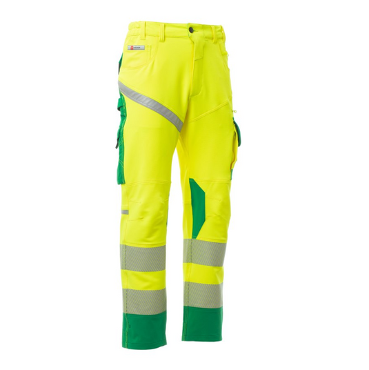 Pantaloni da Lavoro Alta Visibilità 4 Way Stretch Payper Next 4W HI-VI