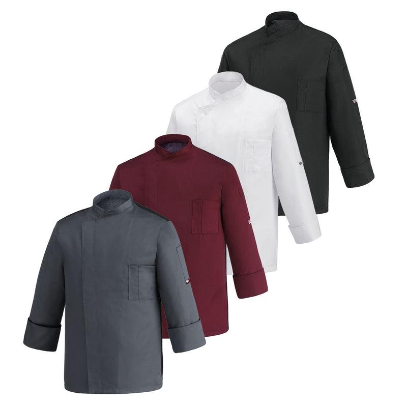 Carica immagine in Galleria Viewer, Giacca da Cuoco Unisex Manica Lunga Egochef Ottavio ML
