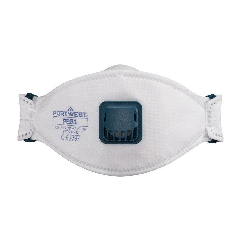 Carica immagine in Galleria Viewer, 10 Pezzi Mascherina FFP2 Pieghevole con Valvola Trifold Portwest P261
