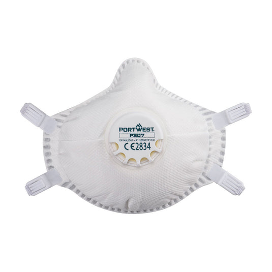 5 Pezzi Mascherina FFP3 Riutilizzabile con Valvola Portwest P307 Ultimate