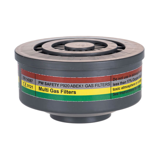 4 Pezzi Filtro Gas ABEK1 Portwest P920 con Attacco a Vite