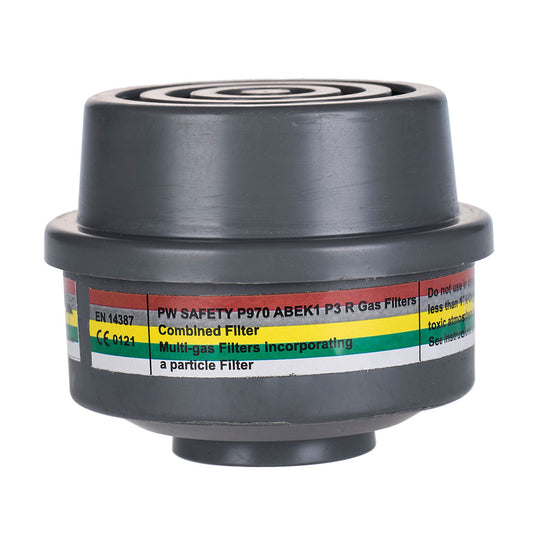 4 Pezzi Filtro Combinato ABEK1P3 Portwest P970 con Attacco a Vite