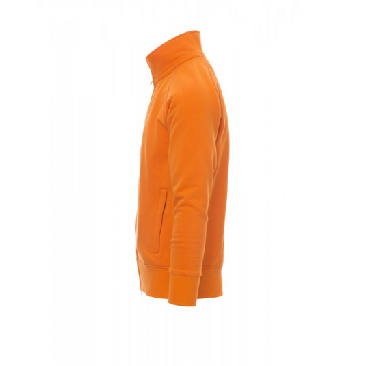 Felpa da Uomo TAGLIA-L Zip Intera Tasche in Cotone Felpata Invernale Payper Panama+ Arancione Outlet