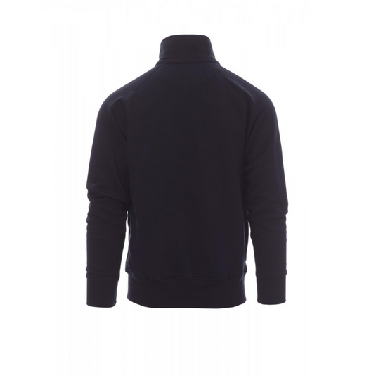 Felpa TAGLIA-M Zip Intera Garzata Tasche Payper Panama+ Blu Navy Outlet