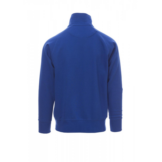 Felpa TAGLIA-L Zip Intera Garzata Tasche Payper Panama+ Blu Royal Outlet