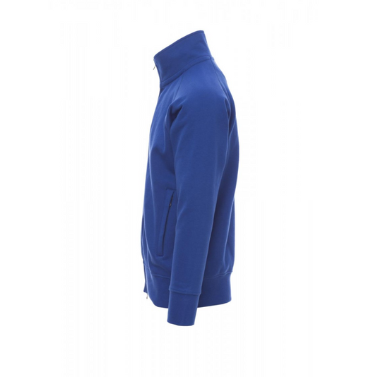 Felpa da Uomo TAGLIA-L Zip Intera Tasche in Cotone Felpata Invernale Payper Panama+ Blu Royal Outlet