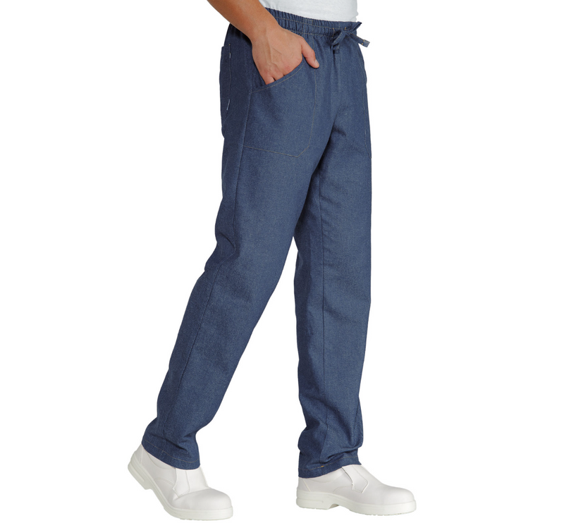 Carica immagine in Galleria Viewer, Pantalaccio Unisex Isacco con Laccio Elastico per Uso Sanitario e Cucina
