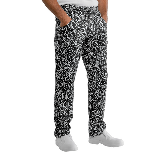 Pantalaccio Unisex Isacco con Laccio Elastico per Uso Sanitario e Cucina
