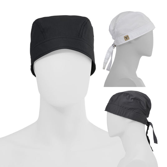 Bandana chef traspirante regolabile con lacci Unisex Taglia Unica Personalizzabile Payper Paprika