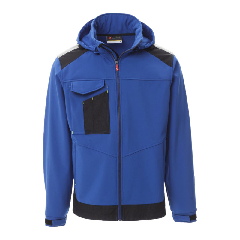 Carica immagine in Galleria Viewer, Giubbotto Uomo Impermeabile Soft shell con Cappuccio da lavoro Personalizzabile Payper Performer 2.0
