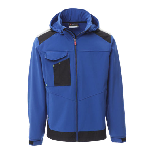 Giubbotto Uomo Impermeabile Soft shell con Cappuccio da lavoro Personalizzabile Payper Performer 2.0