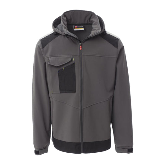 Giubbotto Uomo Impermeabile Soft shell con Cappuccio da lavoro Personalizzabile Payper Performer 2.0
