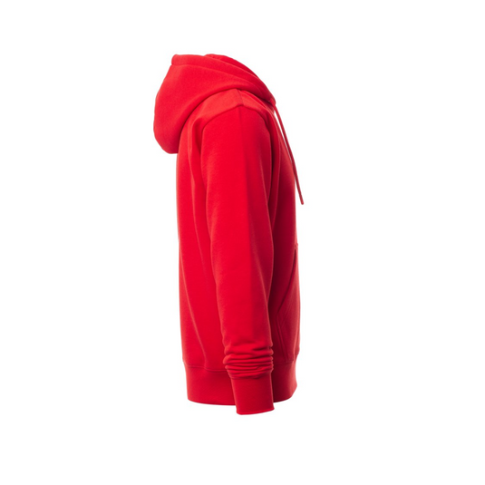 Felpa TAGLIA-L con Cappuccio e Zip Intera Payper Pontiac Rosso Outlet