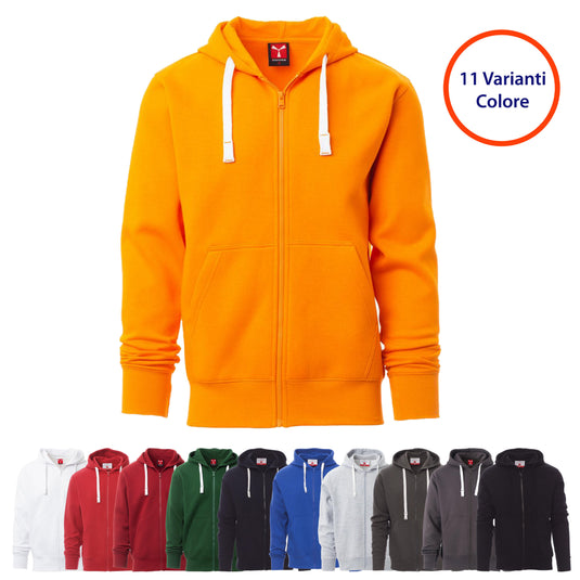 Felpa Uomo con Cappuccio Zip Intera Payper Portland