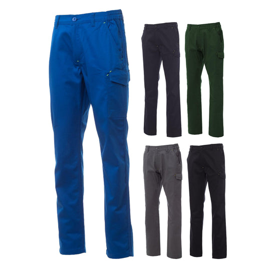 Pantaloni da Lavoro Uomo Multitasche Cotone Payper Power