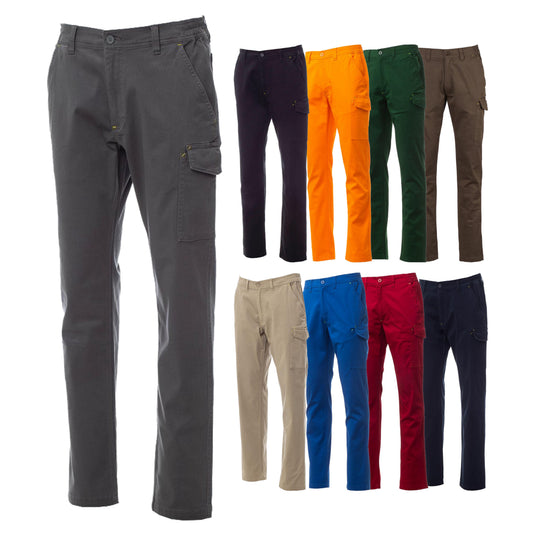 Pantalone da lavoro stretch con tasche multiple rinforzate Personalizzabile Payper Power Stretch