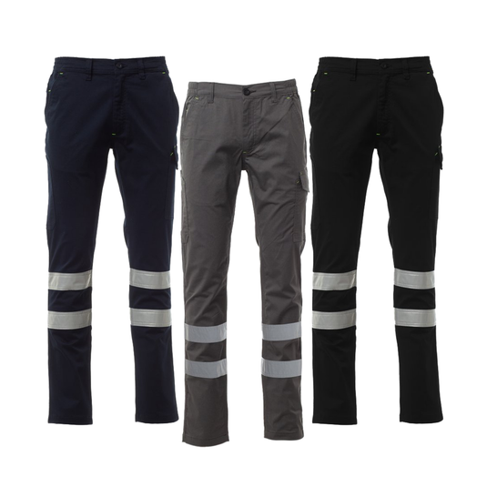 Pantaloni da Lavoro Riflettenti Payper Power Stretch Reflex