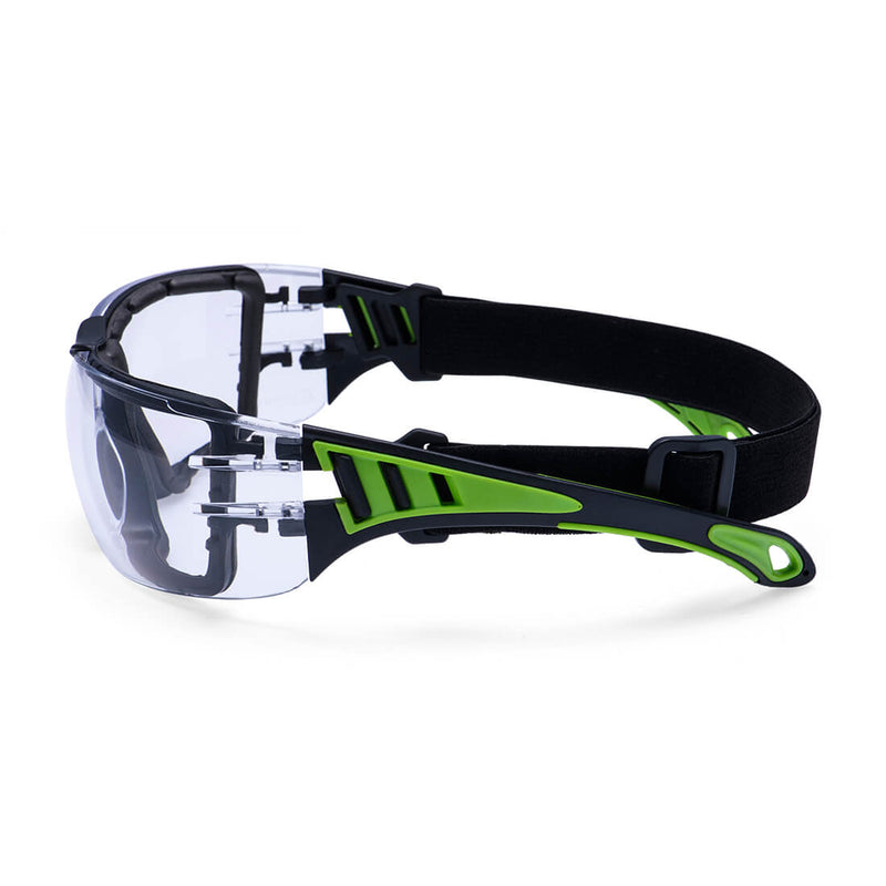 Carica immagine in Galleria Viewer, Occhiali Protettivi Panoramici Antifog Antigraffio con Schiuma ed Elastico Portwest PS11 Tech Look Plus
