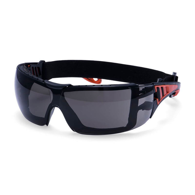 Carica immagine in Galleria Viewer, Occhiali Protettivi Panoramici Antifog Antigraffio con Schiuma ed Elastico Portwest PS11 Tech Look Plus
