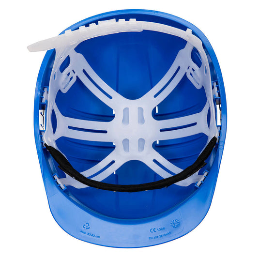 Elmetto Antinfortunistico Portwest PS60 Ventilato con Rotella Expertline