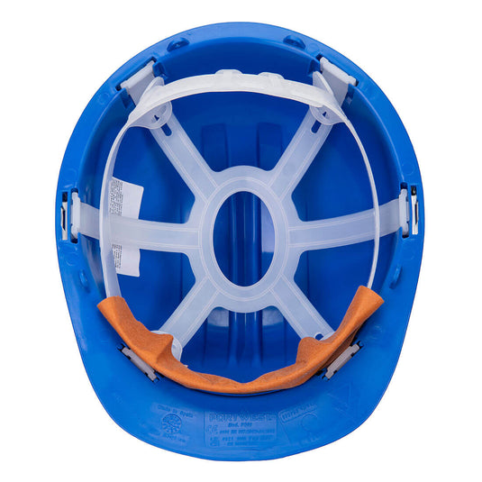 Elmetto Antinfortunistico Portwest PS61 Elettrico Non Ventilato con Rotella