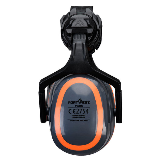 Cuffie Antirumore Portwest PW05 da Elmetto SNR 28 dB Metal Free