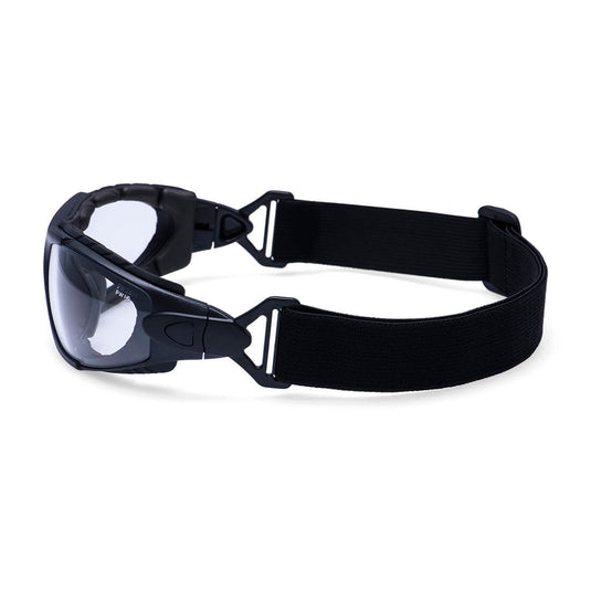 Occhiali Protettivi Panoramici Antifog Antigraffio con Schiuma ed Elastico Portwest PW11 Levo